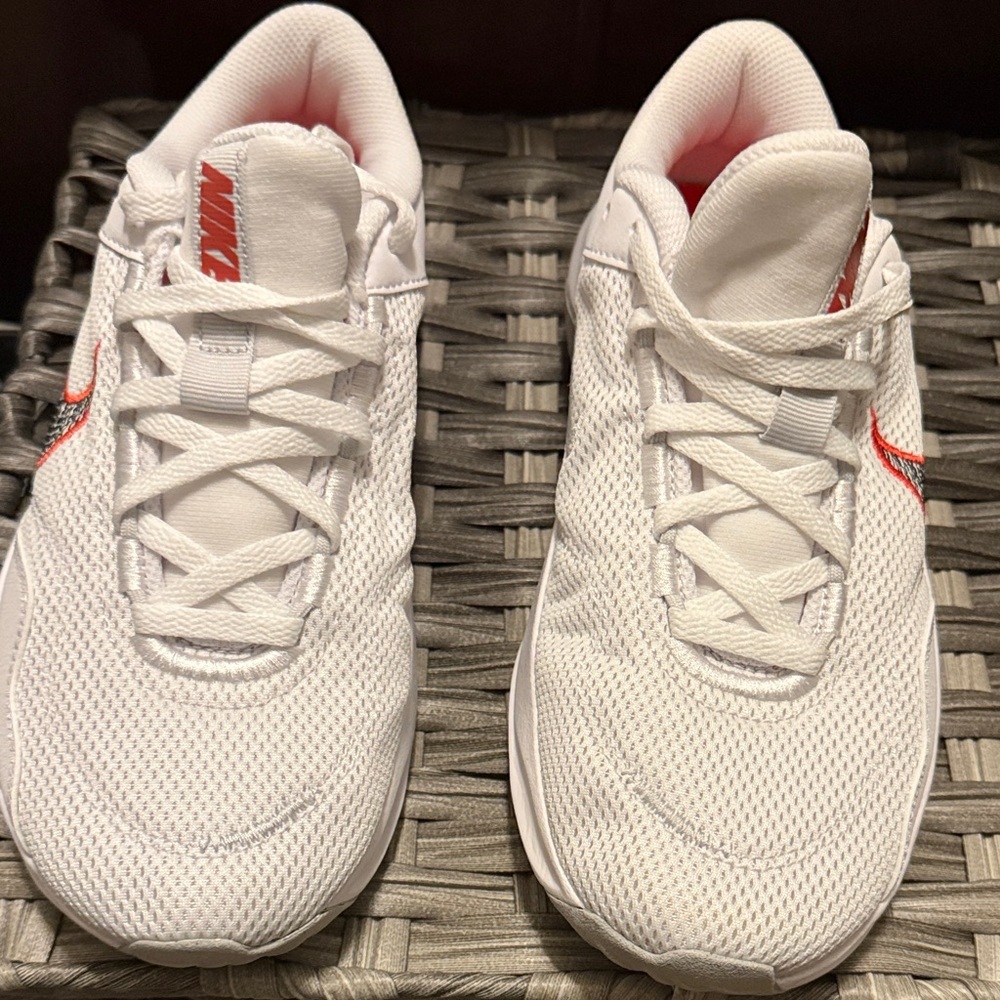 Nike White and Red Athletic Shoes NWOT